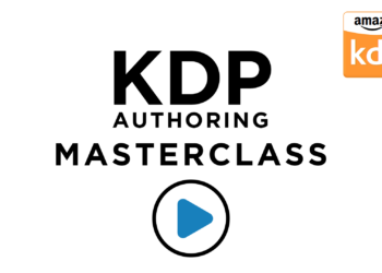 KDP Authoring Masterclass banner with Amazon KDP logo and play button