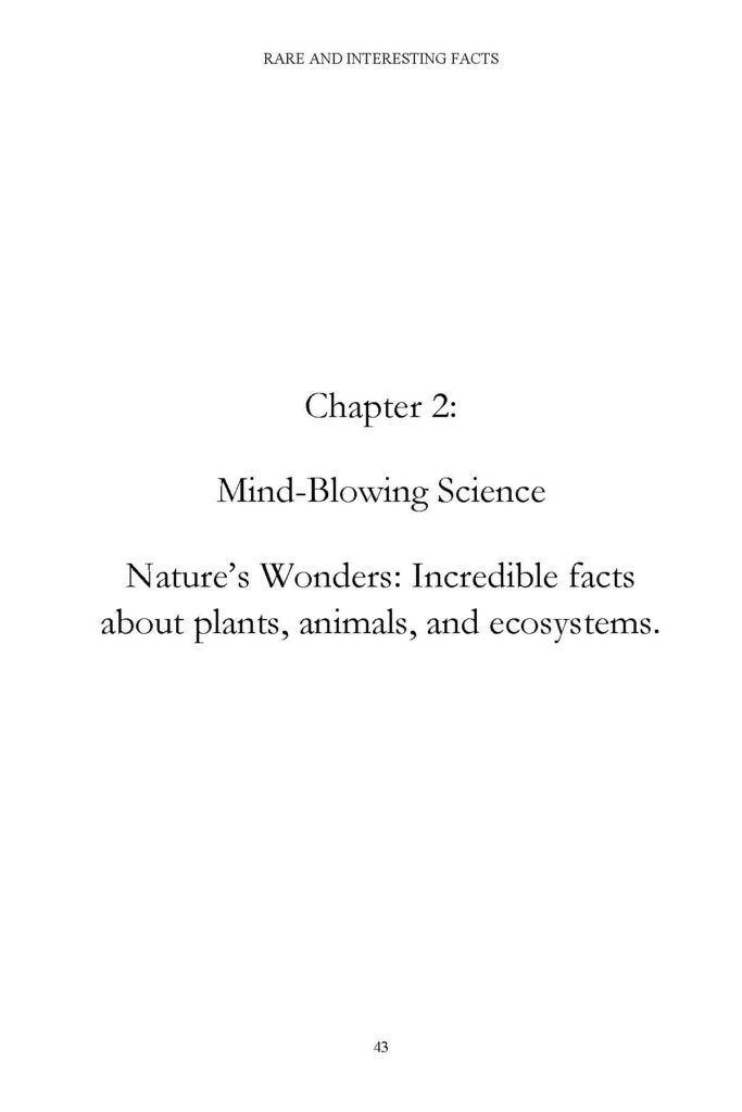Chapter 2 section title page: Nature's Wonders about plants and animals