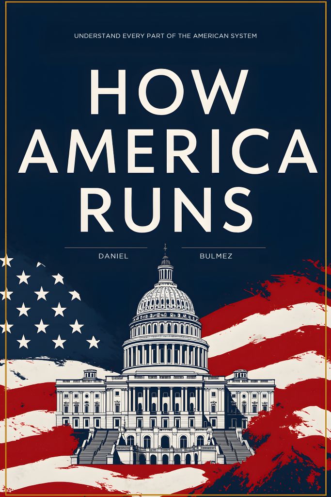 Book cover with Capitol building and American flag, slightly different framing by Daniel Bulmez