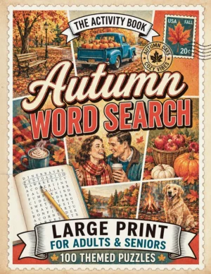 Autumn Word Search for Adults & Seniors — Large Print