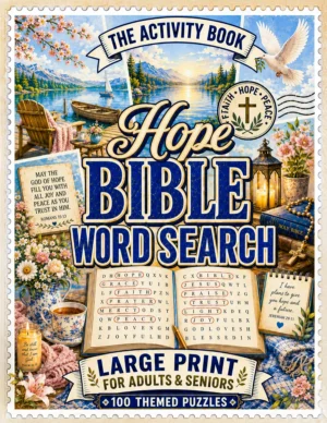 Hope Bible Word Search for Adults & Seniors — Large Print