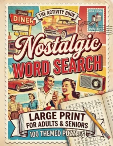 Nostalgic Word Search (Book 1) cover