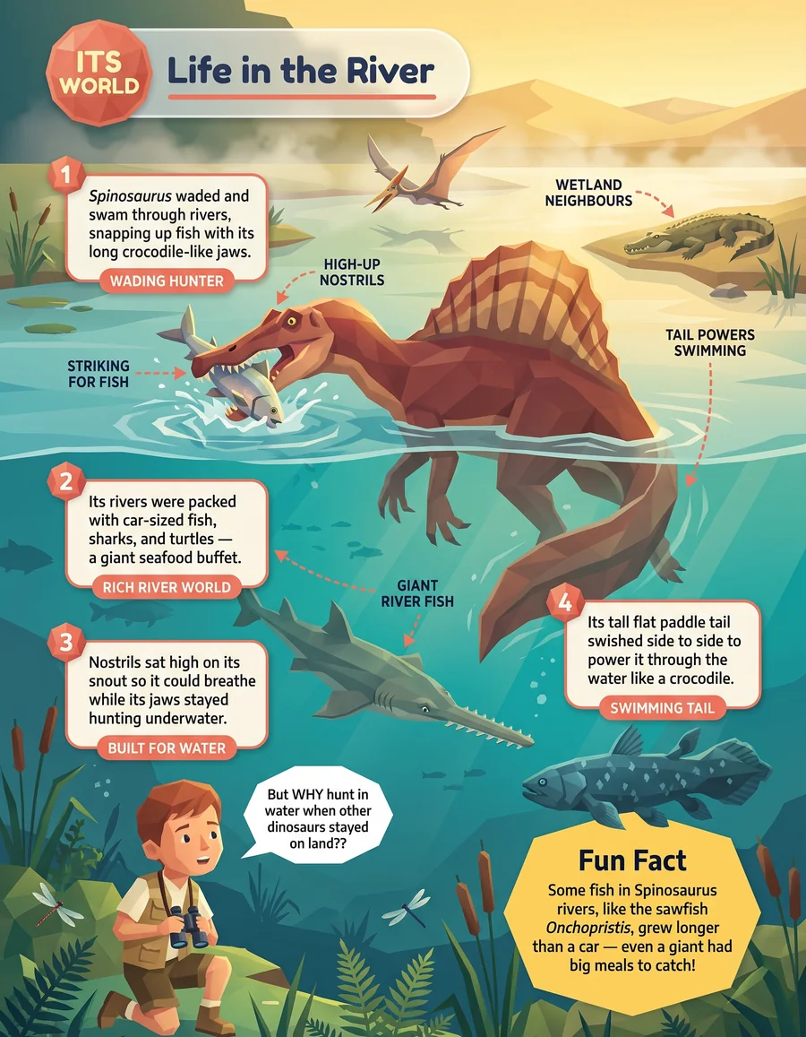 Look inside: The Spinosaurus's World