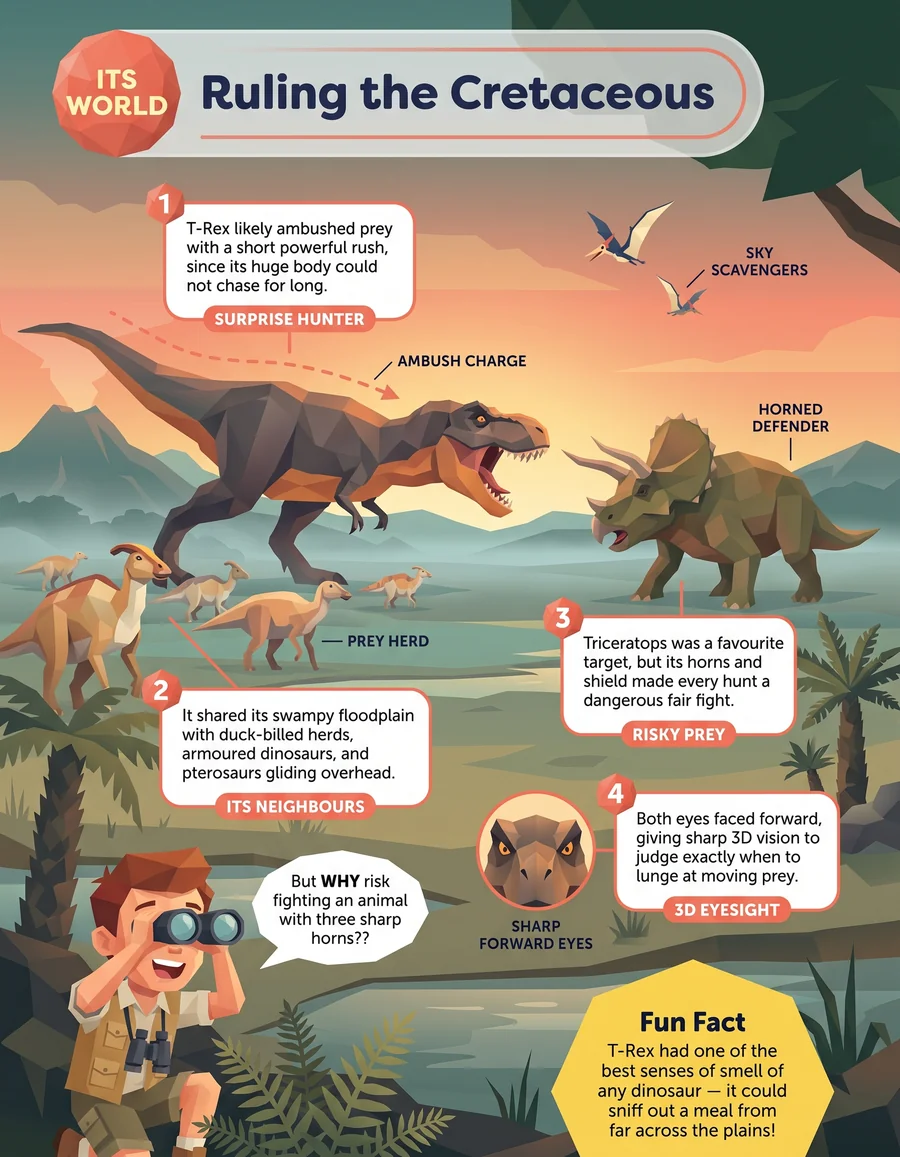 Look inside: The T-Rex's World