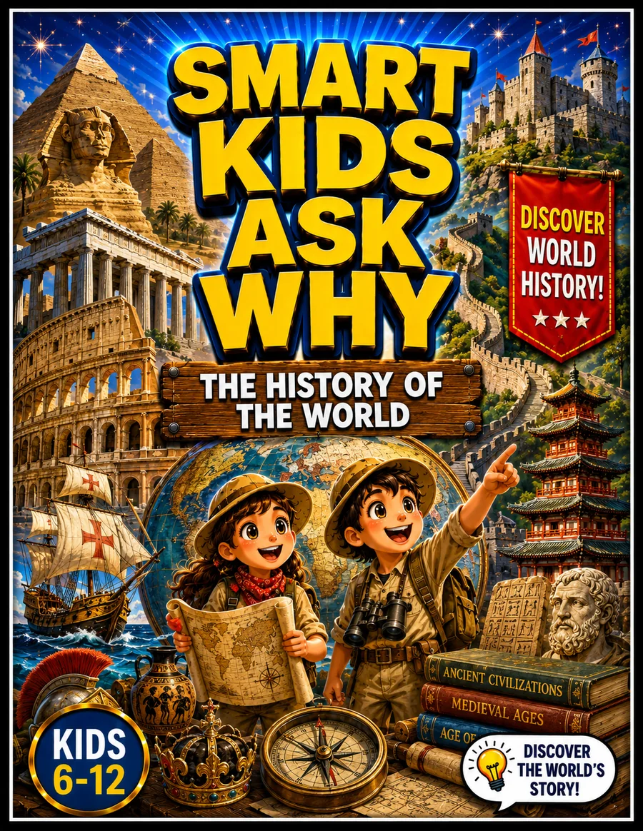 Smart Kids Ask Why: The History of the World book cover